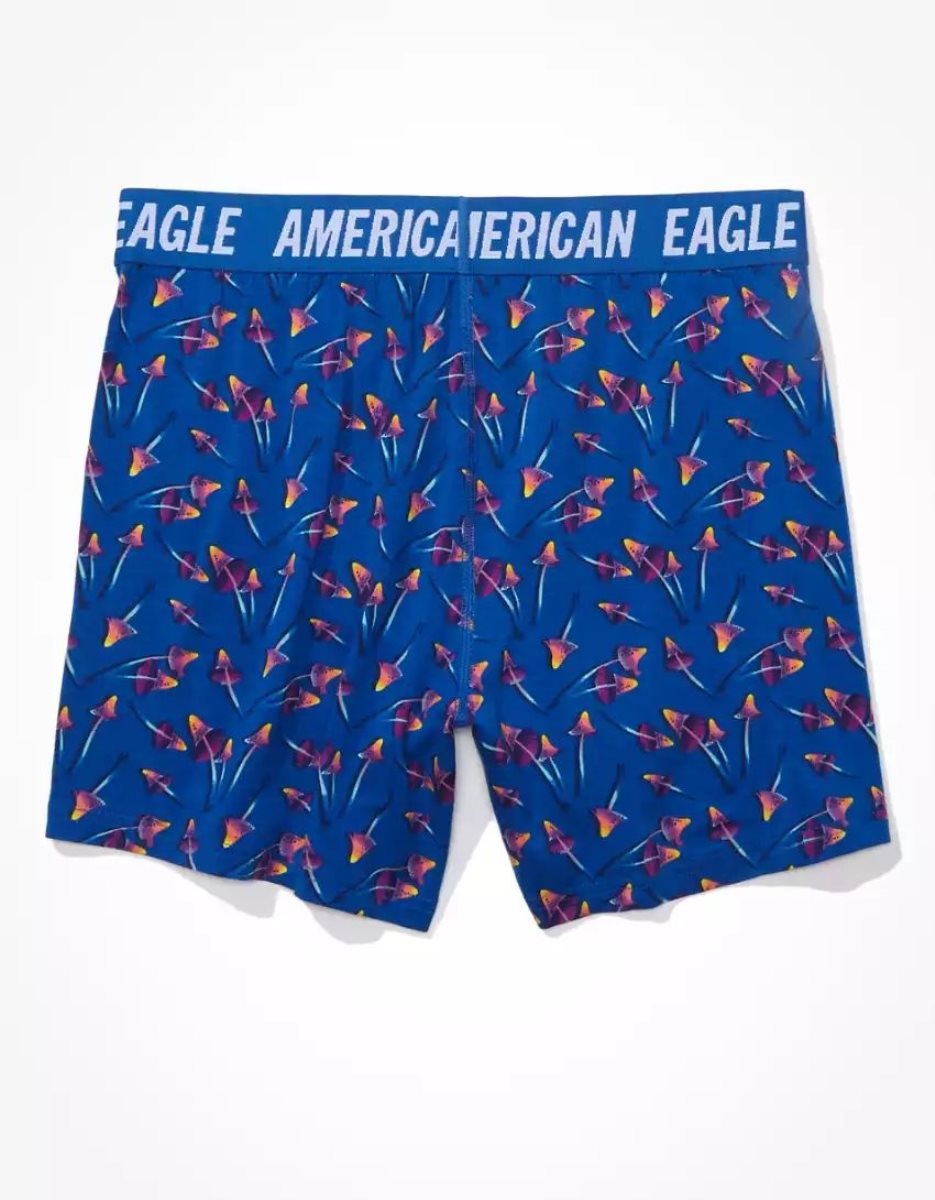 Shorts De Bain American Eagle AEO Mushroom Ultra Soft Bleu Foncé Homme | MAU-74065124